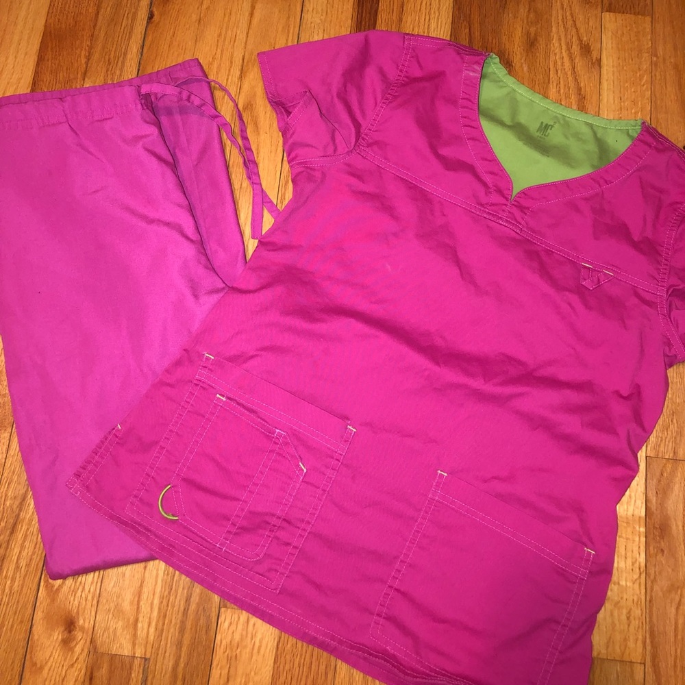 Pink scrubs